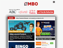 Tablet Screenshot of mejorbingoonline.com